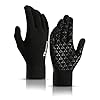 TRENDOUX – Guantes de invierno para hombre y mujer, de punto, térmicos y cálidos, con pantalla táctil para clima frío, ideales para correr, conducir y hacer senderismo