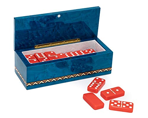 Set de Dominó Lux Jumbo en Caja de Madera Italiana miniatura 1