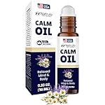 Calm Essential Oil Roll On – Calming Essential Oils with Lavender & Chamomile – Stress Relief, Relaxation & Skin-Soothing Aromatherapy – Essential Oil Roller – Self Care & Relaxation Gifts for Women