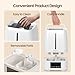 Chooone 6L Top Fill Ultrasonic Humidifier - Cool and Warm Mist for Bedroom, Baby, Large Rooms & Plants, Smart Humidity Control, Aroma Diffuser, Night Light, 12H Timer, Quiet, White