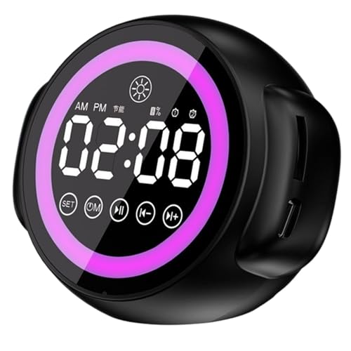 Altavoz reloj luz RGB para transformar tu dormitorio al dormir 2