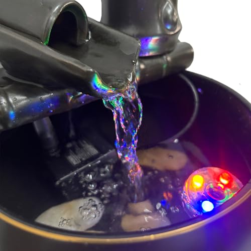 Joindatat TCBJ Ceramic Tabletop Fountain Waterfall Fountain thumb #1