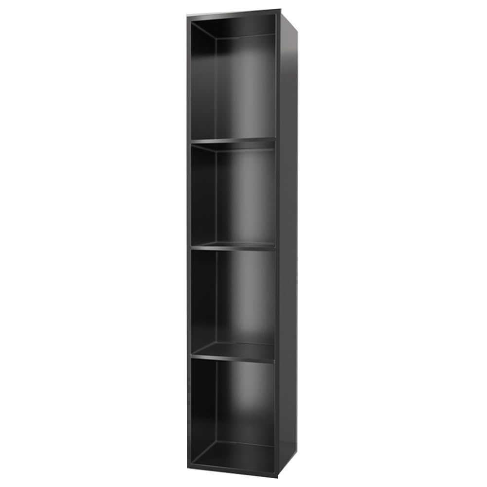 QUSYZD Stainless Steel Bathroom Niche, One Piece Molding Recessed Organizer Shelf for Bathroom Shampoo Toiletries Recess, Easy Installation,Red-120x28x12.5cm/3.93,Black-120x28x12.5cm/3.93x0.91x0.41ft