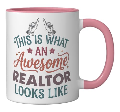 Taza cerámica divertida para agentes inmobiliarios 11 oz miniatura 2