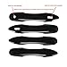 DLOVEG Car Door Handle Cover Protector Compatible for 2018-2023 2024 2025 Toyota Camry Accessories 2026 Compatible for Toyota Corolla 2026 2024 2023-2020 with 2 Smart Key Holes Glossy Black