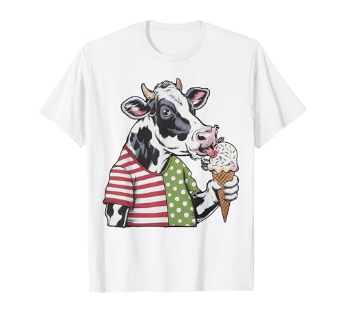 Ice Cream Lover Gelato Sundae Aliments congelés Crème glacée Animaux T-Shirt