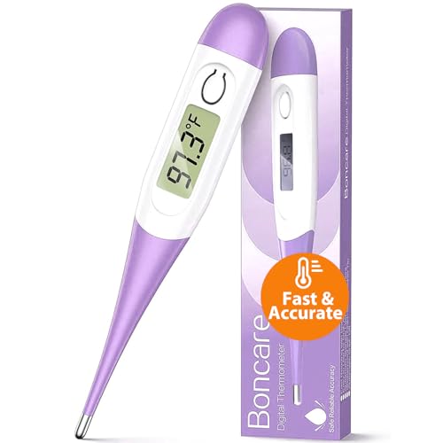 Boncare 10 Seconds Oral Thermometer for Adults and Kids -