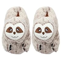 A2Z Kids Girls Boys Mens Ladies 3D Sloth Animal Plush - Slipper 1314 Sloth 5/6 UK