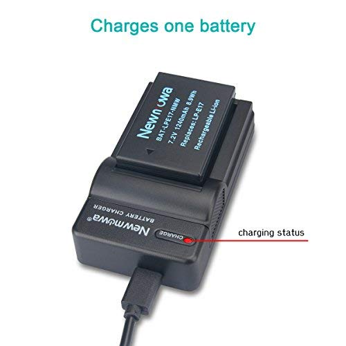 Newmowa® LP-E17 Batteria (confezione da 2) e