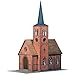 Produktbild FALLER Kleinstadt-Kirche Modellbausatz mit 50 Einzelteilen 200 x 118 x 270 mm I Modelleisenbahn Zubehör H0 I Modelleisenbahn H0 Kleinstadt-Kirche