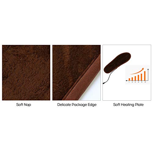 Palmilhas de aquecimento elétrico, Andoer Palmilhas de aquecimento elétricas USB portáteis aquecedor