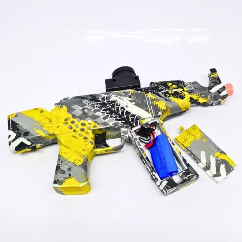 Image of Electric Gel Blaster Gun Toy for Kids | Automatic Splatter Ball Gun with Goggles, USB Charger & Gel Beads | Outdoor Shooting Toy Gun for Boys & Girls (Rechargeable, Safe & Fun Play Set)