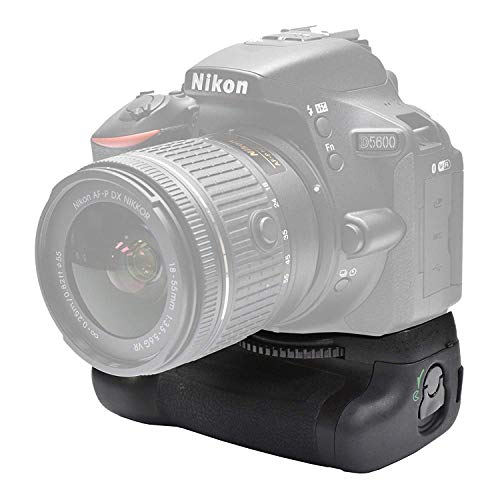 Battery Grip Bundle For Nikon D5600/ D5500 : Includes Vertical Battery Grip, 2-Pk En-El14A Replacement Long-Life Batteries, Ultrapro Accessory Bundle #TOP4