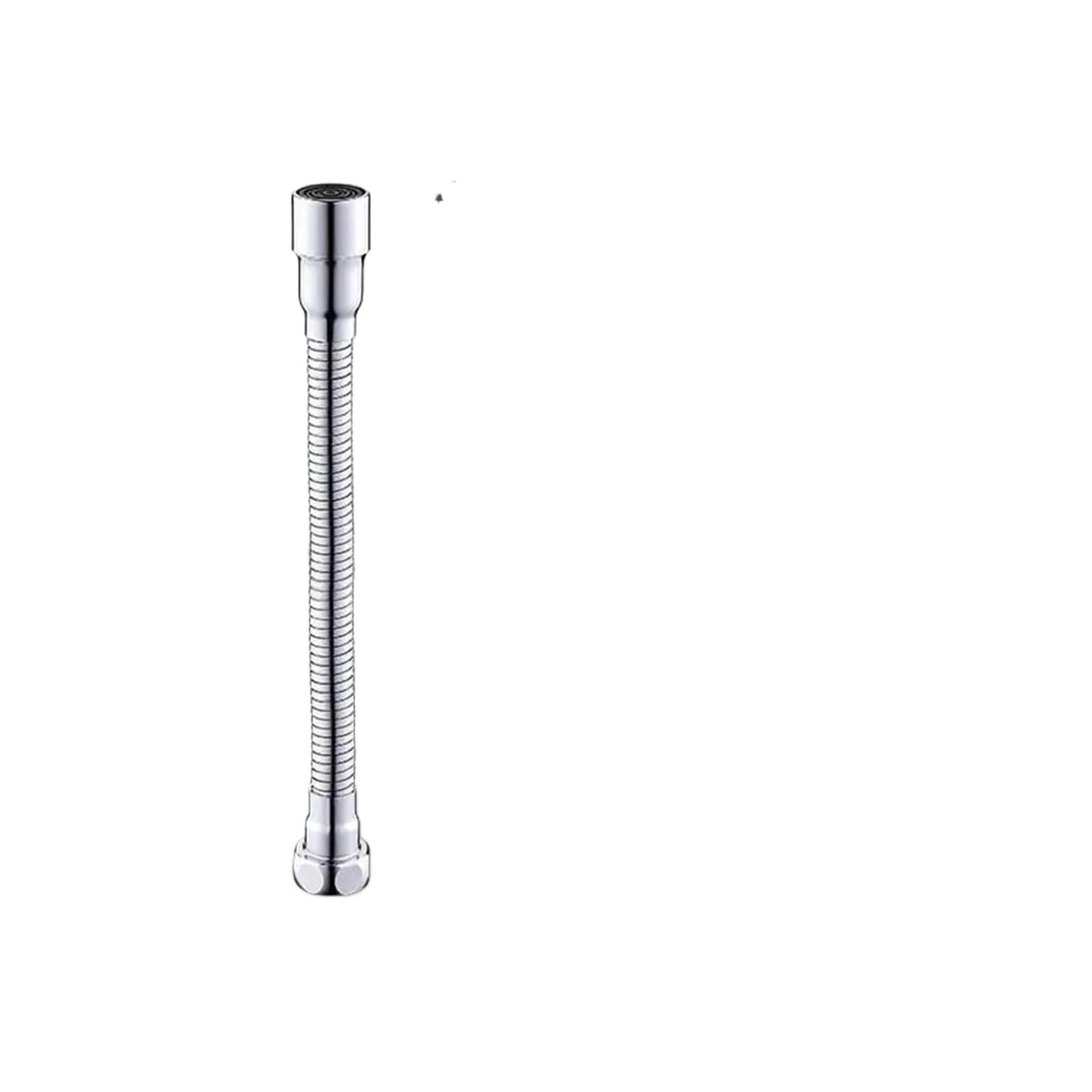 Goxqit One Color 4 Pcs Stainless Steel Tap Extender With Flexible Pipe For Bathroom Use For Kitchen Basin(20Cm)