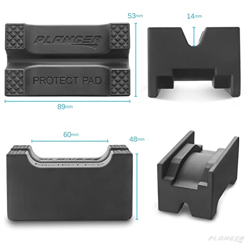 Foto von PLANGER® Unterstellbock Gummiauflage Universal - 1x Protect PAD - Für Fast alle Unterstellböcke geeignet - Perfekter Schutz