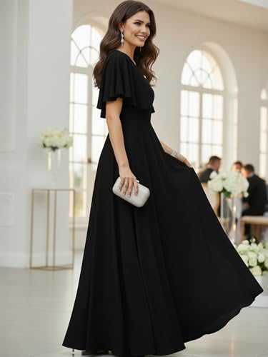 Image of KOH KOH Womens Long Elegant Bridesmaid Evening Cocktail Modest Maxi Dress