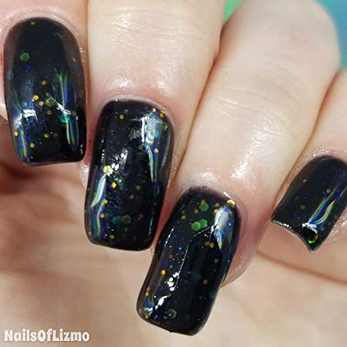Esmalte de Gel UV LED Negro Diamante Brillante 10ml miniatura 5