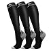 Copper Compression Socks For Men & Women(3 Pairs)- Best For Running,Athletic,Medical,Pregnancy and Travel -15-20mmHg (S/M, Multicoloured)