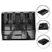 OSALADI Sturdy Multi Grid Cash Drawer Tray Cash Register Insert for Storing Coins Bills Checks Cards for Retail Business Use