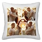 Diseño personalizable: crea tu propia almohada única cargando una foto y un nombre. Haz clic en 