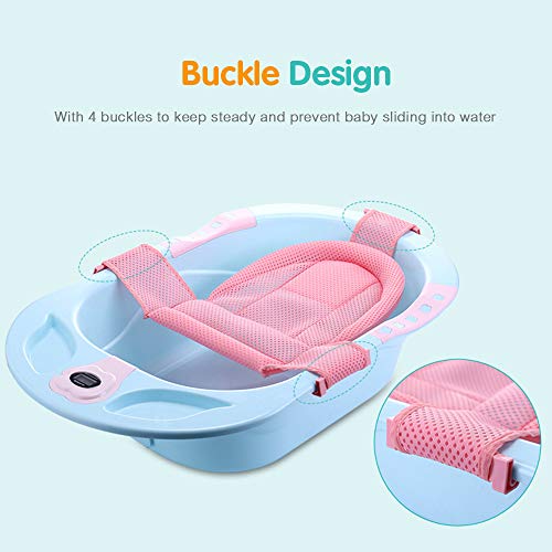 Homesen Rede de Banho de Bebê Suporte de Banho Rede ajustável Respirável Sling de Banho de Bebê Rede