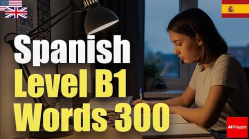 Spanish Level B1 Words 300 | Intermediate | Passive listening | Must-Know | with hiragana