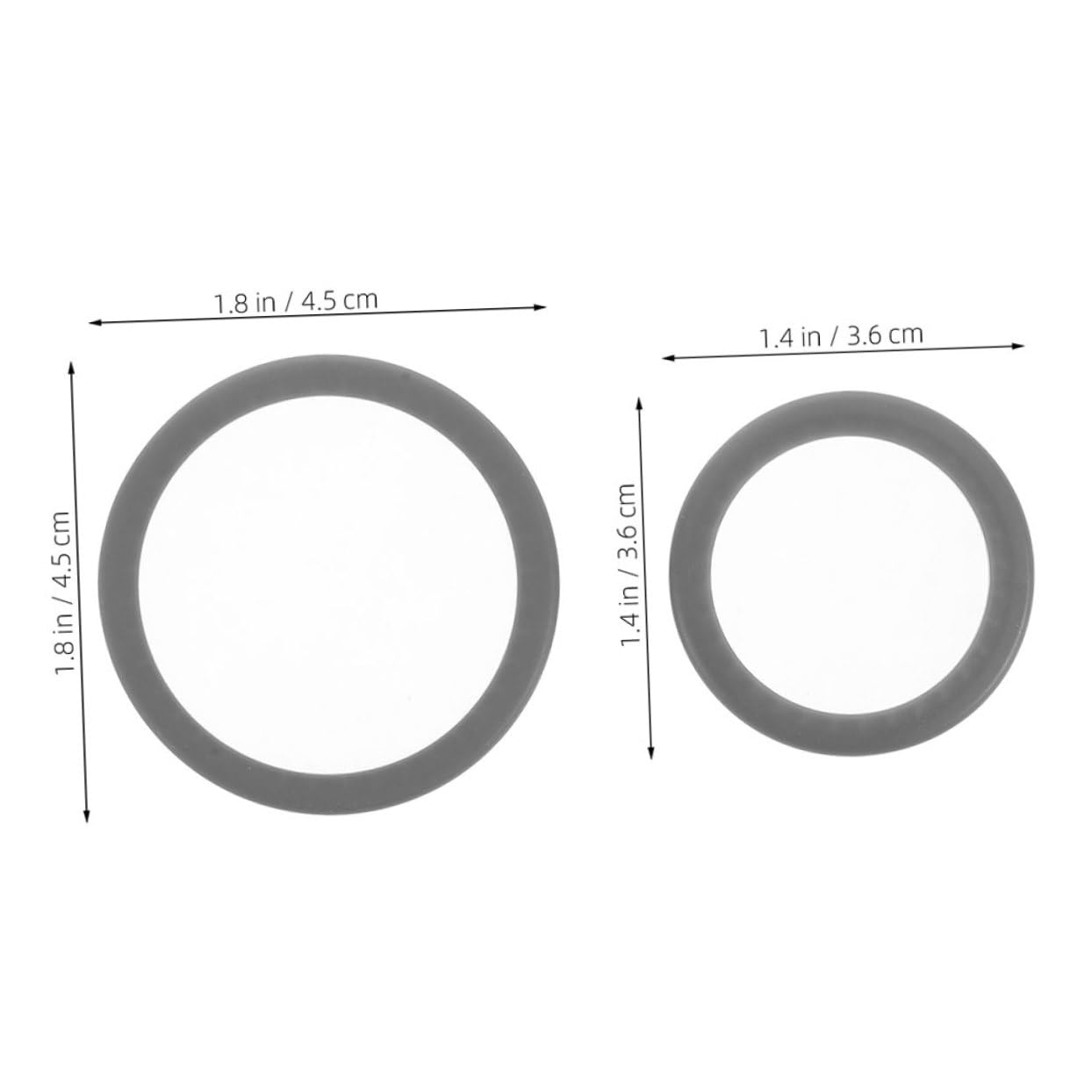 Generic 4pcs Stethoscope Diaphragm Replacement for Adults Pediatric Use Versatile Accessories for Easy Maintenance and Cleaning Compatible with Various Stethoscope Models
