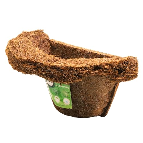 Meio Vaso Virola Fibra de Coco com Placa N12 Coquim