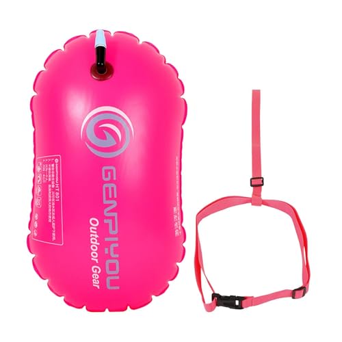 de natación - Loat - Lindo flotador de seguridad para natación, de seguridad de alta visibilidad | Burbuja de natación de PVC de agua abierta con correa de cintura ajustable, flotador
