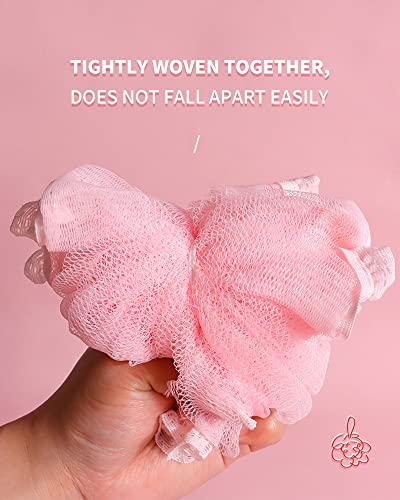 6pcs Bath Loofahs Shower Puff - Bath Loofah Sponges for Shower Loofah Sponge Shower Loofah Bath Puff Body Loofah Bath Sponge Body Sponges for Shower