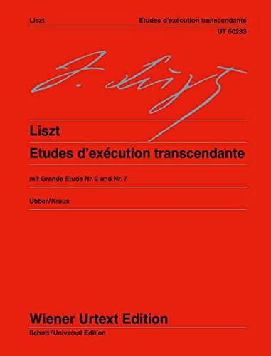 Études d'Execution Transcendante Piano (Wiener Urtext)
