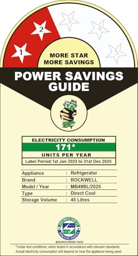 ROCKWELL 47L Mini Fridge with 5 Year Warranty view 6