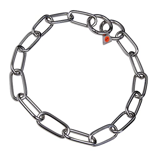 HS Sprenger Basic-Halsbänder für Hunde, Halsband, mittelgroß, Edelstahl