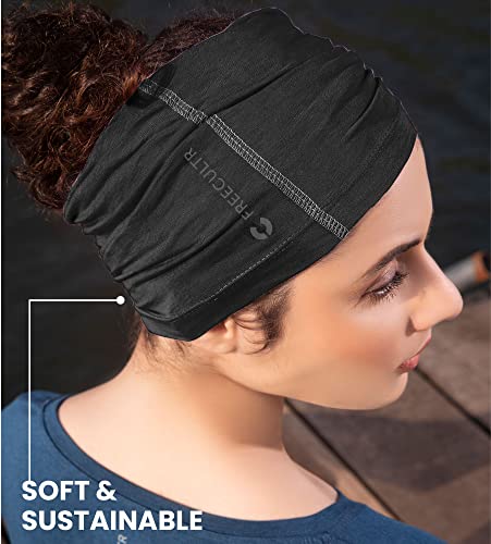 FREECULTR Unisex Plain Bamboo Bandana Anti Microbial Multipurpose Headband Cloth Face Mask for Dust and Sun Protection - Image 5