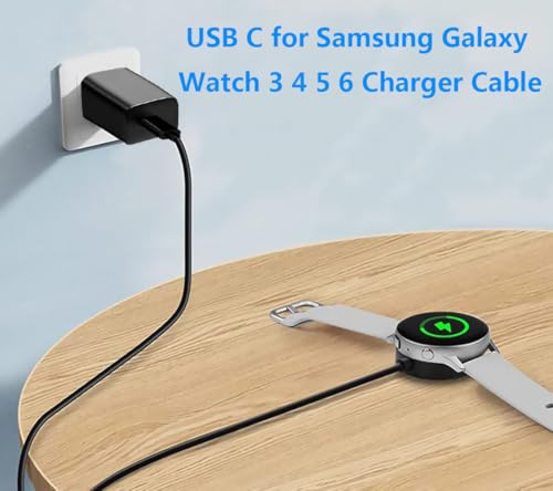 Watch Charger for Samsung Galaxy 6 5 4, Watch Charging Dock Compatible with Samsung Galaxy Watch 6/6 Classic/ 5 Pro/ 5/4/ 4 Classic/ 3/ Active 2/ Active, 3.3FT - Thumbnail 5