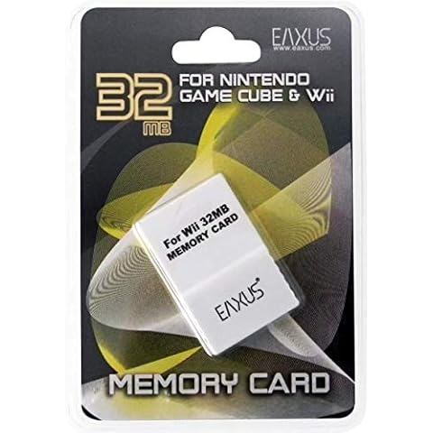 Eaxus® 32MB Memory Card - Speicherkarte Geeignet für Nintendo GameCube & Nintendo Wii Cover