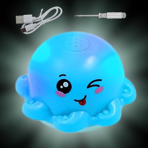 Jouet de bain anti-pleurs : pulvérisateur d'eau et lumière bébé