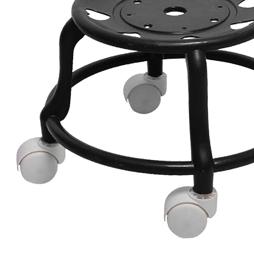 Generic Banqueta baixa com rodinhas para crianças Banqueta com assento giratório confortável e resis