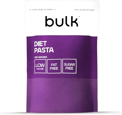 Bulk Pasta dietética 200g, Pasta Konjac, Glucomanano, 200g (Paquete de 5)