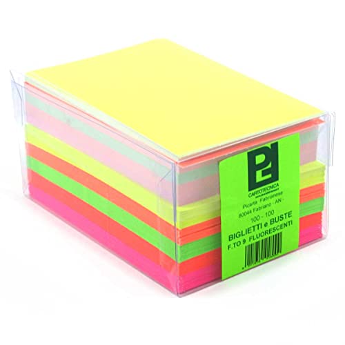 Cartons colorés avec enveloppe de qualité supérieure format 9 pour correspondance