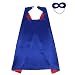 ReachMe Superhero Dress Up Costumes Cape Mask Set Halloween Costume Party Cloak(Superman)