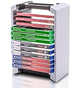 ECHZOVE PS5 Game Holder, PS5 Storage Tower, Video Game Storage Stand Compatible with PS5 PS4 Xbox...