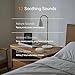 Portable Baby Sound Machine [White Noise for Babies Kids Adults][Sleep Soother][Timer Function][12 Soothing Sounds] 15 Hours Battery Life, Travel,Registry Gift,Shower,Clips on Baby Stroller