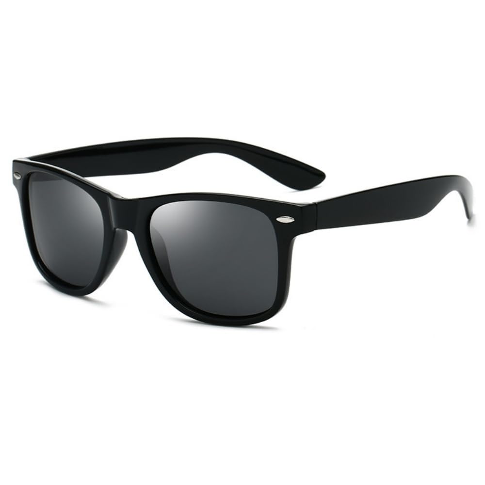 EYWILYWI Retro Classic Sunglasses for Men & Women – UV400 Protection, Lightweight Frame, Ideal for Driving, Cycling, Fishing & Beach Activitiessunglasses mens (Black)