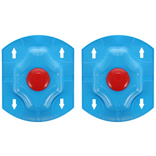 MAGICLULU 3 Sätze Gerät Finger Schneideschutz Maschine Hacken Lebensmittelhalter Gemüseschäler Versiegelung Proofing Babynahrung Beutel Zwiebelschneider Halter Crinkle Apple Blau 2 Stück * 3