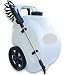 Garden Sprayer On Wheels Battery Operated Pump Home Lawn Fertilizer Weed Killer Pesticide Dolly Cart Pressure Spot Sprayer 12 Volt Rechargeable Battery