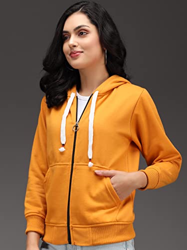 Image of eKools� Women's Fleece Winters Hoodie Sweatshirt Zipper with Pockets (Flee1 Series)