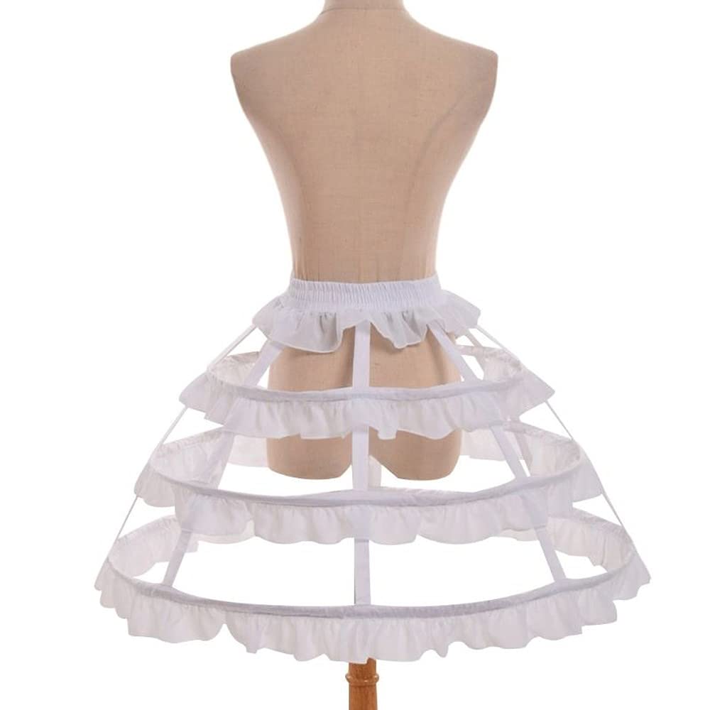 Lolita Pannier Jupe en Hoop Cage D'agitation Cerceau Crinoline Jupon Robe Sacoche Crinoline Jupon