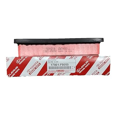 Genuine Toyota Engine Air Filter, 17801-F0050, OEM Replacement Part