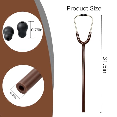 Image of Stethoscope Replacement Tube Chocolate Tubing fits for Littmann III